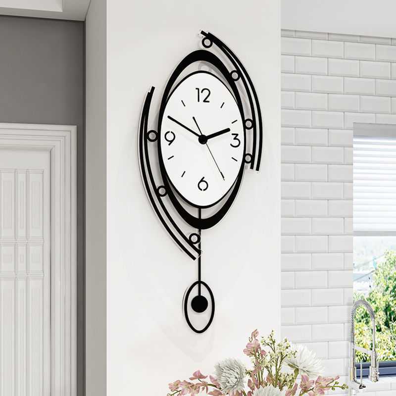 Home Fashion Atmospheric Clock Personality Restaurant Light Luxury